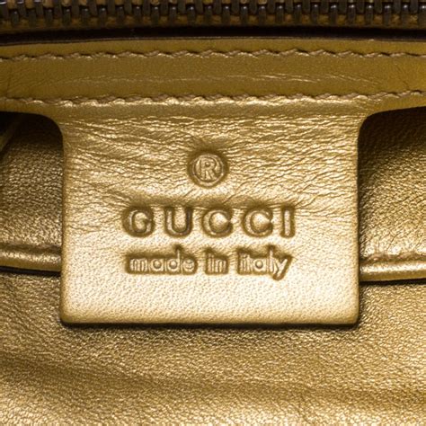 fake gucci label